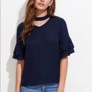 Choker Fluted Top